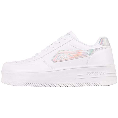 Kappa 243001Gc-1017_39 Sneaker Unisex - Adulto, 1010 Bianco, 39 Eu