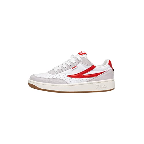 Fila Fila Sevaro Wmn, Scarpe Da Ginnastica Donna, White Fila Red, 37 Eu