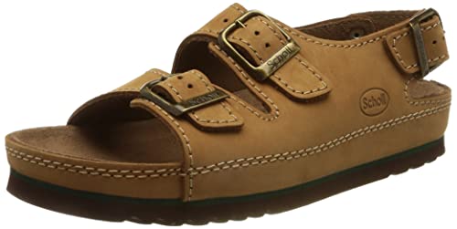 Scholl Air Bag Back Strap, Scarpe Da Lavoro Per Settore Medico Unisex - Adulto, Marrone, 41 Eu