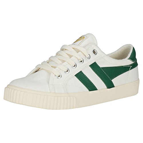 Gola Tennis Mark Cox, Sneaker Donna, Bianco (Off White/Dk.Green Wn), 39 Eu