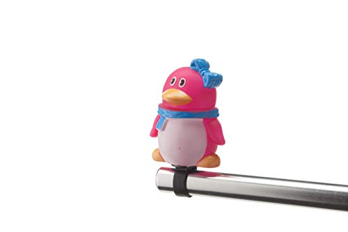 Boninbike Cartoons Campanello A Pupazzo Pinguino Fuxia
