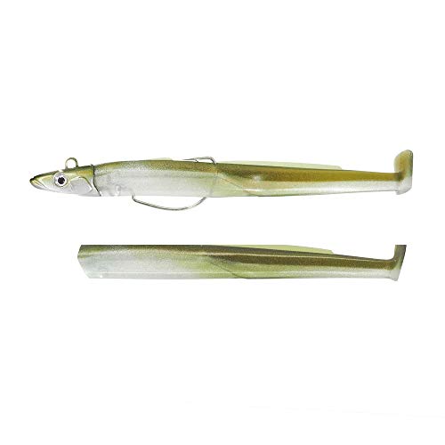 Fiiish - Black Eel - 15 Cm - Combo Off Shore - 20G - Kaki + Spare Kaki - Be1253