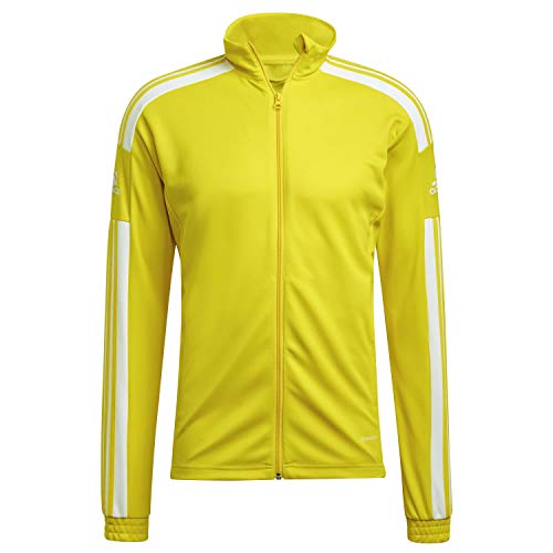 Adidas Squadra 21 Training Track Tracksuit Jacket Giacca, Team Yellow/White, S Uomo