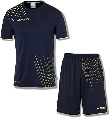 Uhlsport Score 26 Football Calcio Trikot-Set Camicia Funzionale Maglia T-Shirt - Set Di Magliette Da Calcio - Set Completo Con Maglietta E Pantaloncin