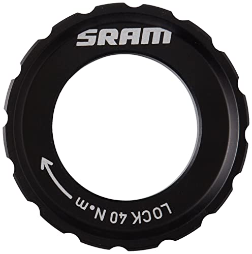 Sram Hub Lockring Db Cl Rotor Logo, Parti Della Bicicletta Unisex Adulto, Nero-Nero, Taglia Unica