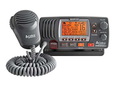 Cobra Ne-102, Mr F77B Eu-Radio Vhf Fijo Marino Con Dsc Y Gps Unisex-Adult, Black/Gray, Standard