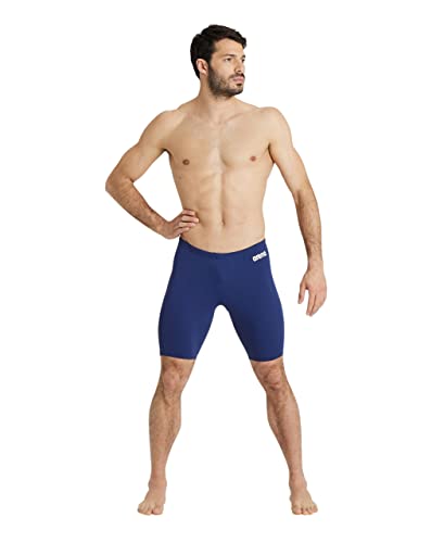 Arena Solid Team Costume Uomo Piscina, Costume Da Bagno Ad Asciugatura Rapida, Costume Jammer Uomo, Tessuto Maxlife Eco Con Massima Resistenza Al Clor