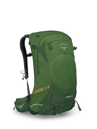 Osprey Stratos 34 Men'S Hiking Backpack Seaweed/Matcha Green O/S