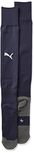 Puma Team Liga Socks Core Calzettoni Da Calcio, Blu (Peacoat/White), 43-46 Uomo