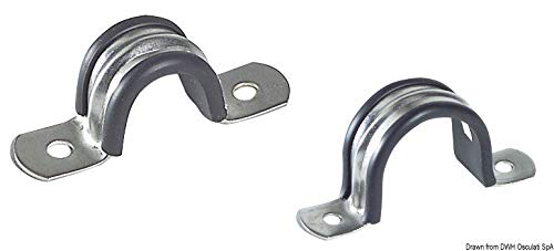 Osculati Cavallotti Tubi Inox/Gomma 12 Mm