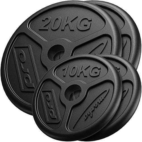 Marbo Sport Pesi In Ferro Olimpic Set 2 X 20 Kg + 2 X 10 Kg Mw-2X20Kg_2X10Kg-Oli