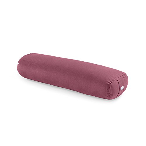 Lotuscrafts Bolster Yoga Rettangolare Per Yin Yoga - Ripieno Di Kapok - Rivestimento In Cotone Lavabile - Cuscino Yoga Bolster - Rullo Per Yoga - Cusc