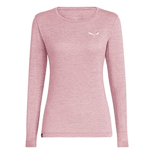 Salewa Puez Melange Dry’ Long Sleeve Tee Women, Zephyr Melange, Xxxl
