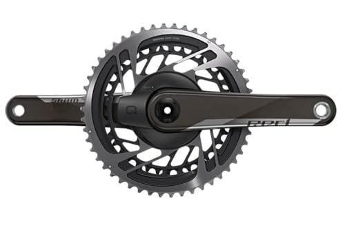 Sram Guarnitura Red Axs Powermeter Pedivella 175Mm Corone 50-37 12 Velocità Dub Unisex-Adulto, Nero, 175Mm-50-37T