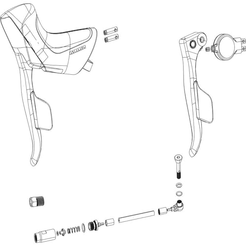 Sram Etap Hrd, Dado Del Tubo Di Compressione Unisex Adulto, Grigio, Taglia Unica
