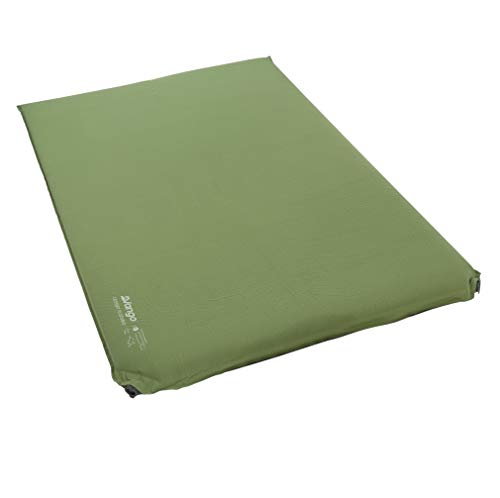Vango Odyssey Double Self Inflating Sleep Mat, Epsom Green, 10 Cm
