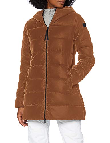 Cmp - Parka In Velluto Da Donna Con Cappuccio Fisso, Dune, 40