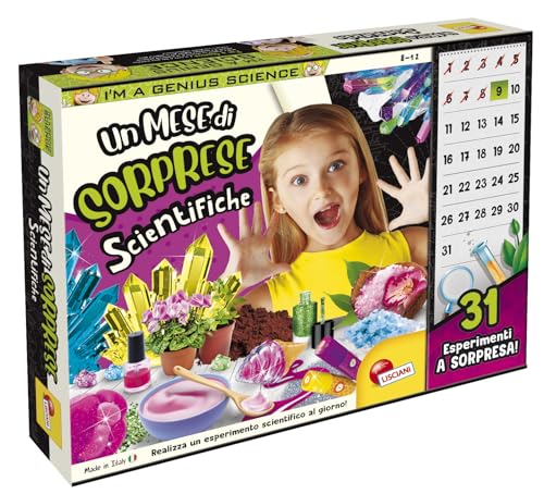 Lisciani Giochi- I'M A Genius Un Mese Di Sorprese Scientifiche (Girls), 105571, Multicolore
