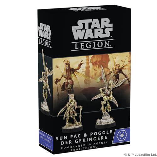 Atomic Mass Games | Star Wars: Legion – Sun Fac & Poggle Der Minor | Espansione Command E Agent | Tabletop | 2 Giocatori | Dai 14+ Anni | 120-180 Minu