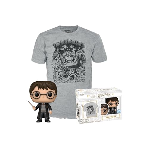 Funko Pop! & Tee: Harry Potter - Pelosino - Extra Large - (Xl) - T-Shirt, Maglietta - Vestiti Con Figura In Vinile Da Collezione - Idea Regalo - Gioca
