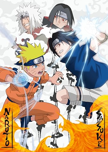 Ravensburger 12000627 - Naruto Vs. Sasuke - Puzzle 1000 Pezzi – Puzzle Adulti E Ragazzi Da 14 Anni, Puzzle Anime