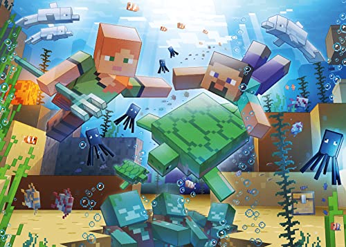 Ravensburger - Puzzle Minecraft Mosaic Per Adulti E Ragazzi, 1000 Pezzi, Idea Regalo Per Lei O Lui, 70X50 Cm