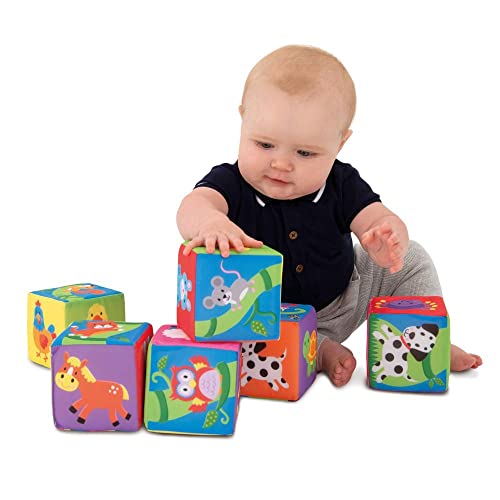 Galt Toys, Soft Blocks, Baby Sensory Toys For Ages 6 Months Plus