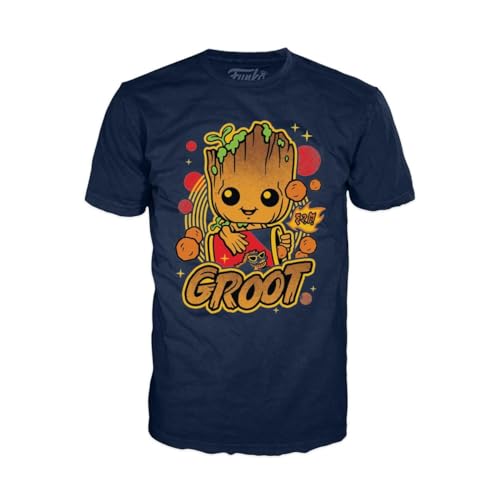 Funko Boxed Tee: Groot Shorts, Groot, (Xl), T-Shirt, Maglietta, Vestiti, Idea Maniche Corte Per Gli Adulti Uomini E Donne, Merchandising Ufficiale, Mo