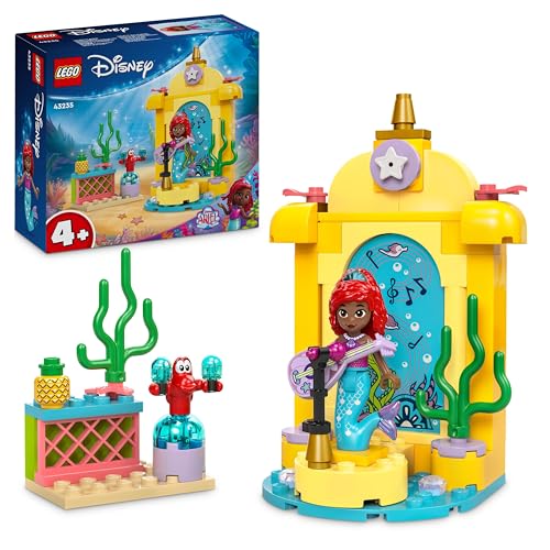 Lego ǀ Disney Il Palcoscenico Musicale Di Ariel, Giochi Creativi Per Bambine E Bambini Da 4 Anni Con 2 Personaggi Iconici, Divertente Idea Regalo Per