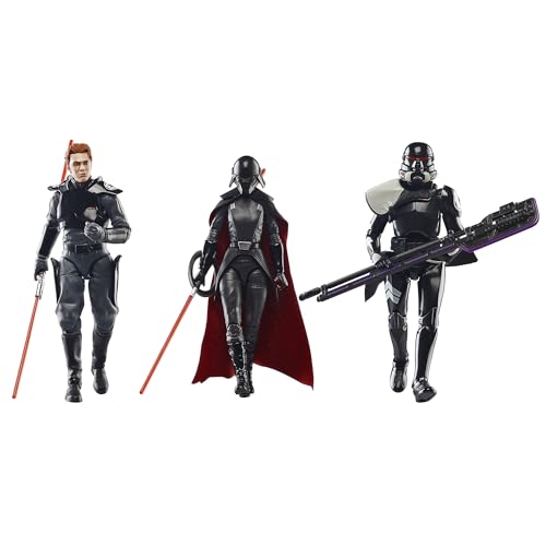 Star Wars Hasbro The Black Series, Gaming Greats, Seconda Sorella, Cal Kestis, Soldato Epuratore, Confezione Da 3 Action Figure Da 15 Cm Ispirate Al V