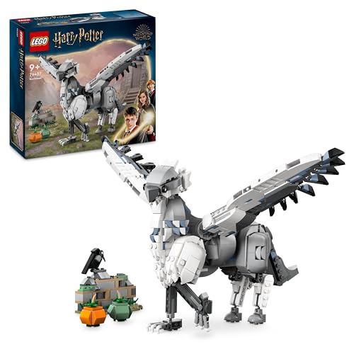 Lego Harry Potter Fierobecco, Figura Di Ippogrifo Giocattolo Da Costruire Con Parti Snodabili, Creatura Magica Da Collezione, Giochi Creativi Per Bamb