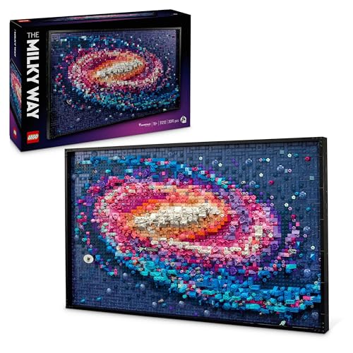 Lego Art Via Lattea, Kit Di Modellismo Per Adulti Di Arte Da Parete Con Galassia Da Costruire, Idea Regalo Creativa A Tema Spazio Per Lui O Lei E Per