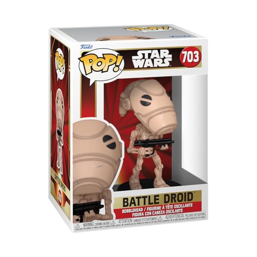 Funko Pop! Star Wars: Star Wars Episode 1 The Phantom Menace Anniversary - Battle Droid - Figura In Vinile Da Collezione - Idea Regalo - Merchandising