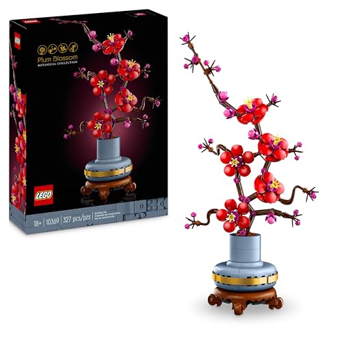 Lego Icons Albicocco Giapponese, Fiore Finto Artificiale Da Costruire Per Adulti, Decorazione Floreale Per Casa Dalla Botanical Collection, Idea Regal