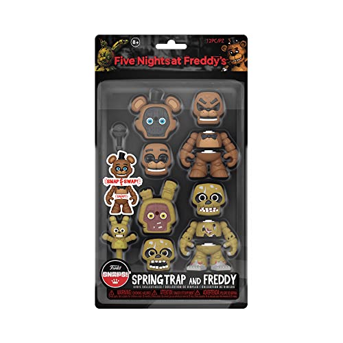 Funko Five Nights At Freddy'S (Fnaf) Snap: Freddy Fazbear & Springtrap 2Pk - Figura In Vinile Da Collezione - Idea Regalo - Video Games Fans