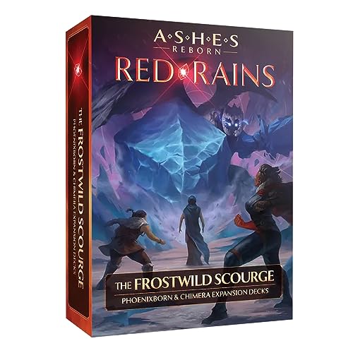 Plaid Hat Games - Ashes Reborn Red Rains The Frostwild Scourge - Card Game - Ages 14+ - 1-2 Players - English Version