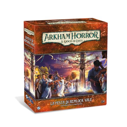 Asmodee - Arkham Horror Lcg – La Festa Di Hemlock Vale – Esp. Campagna, Espansione Gioco Da Tavolo, 1-4 Giocatori, 14+ Anni, Edizione In Italiano