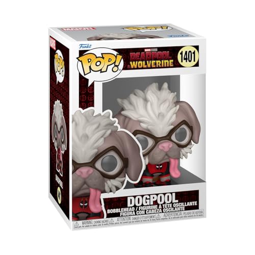 Funko Pop! Marvel: Deadpool & Wolverine - Dogpool - Figura In Vinile Da Collezione - Idea Regalo - Merchandising Ufficiale - Giocattoli Per Bambini E