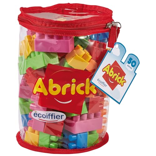 Ecoiffier - Sacco 50 Blocchi Di Costruzione Abrick- A Partire Da 18 Mesi, Prodotto In Francia (7600000489)
