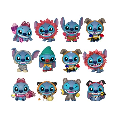 Funko Mystery Mini - Disney - Stitch In Costume - 1 Of 12 To Collect - Styles Vary - Disney: Lilo & Stitch- Figura In Vinile Da Collezione - Idea Rega