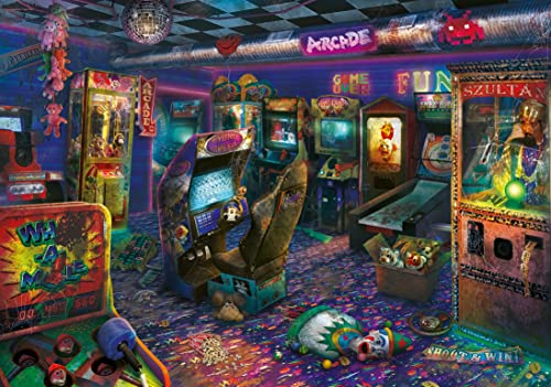 Ravensburger - Puzzle Sala Giochi Deserta - Abandoned, 1000 Pezzi, Idea Regalo, Per Lei O Lui, Puzzle Adulti