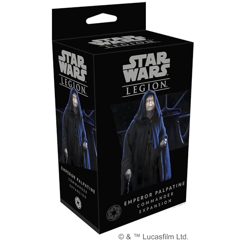 Fantasy Flight Games | Star Wars Legion: Galactic Empire Expansions: Emperor Palpatine Unit | Espansione Unità | Gioco Miniature | Età 14+ | 2 Giocato
