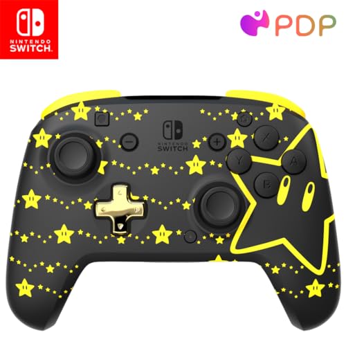 Pdp Rematch Glow Wireless Controller Mario Stars