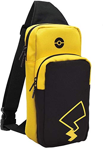 Hori Borsa A Tracolla Per Switch Trainer Pack (Pikachu) - Ufficiale Nintendo E Pokémon - Nintendo Switch