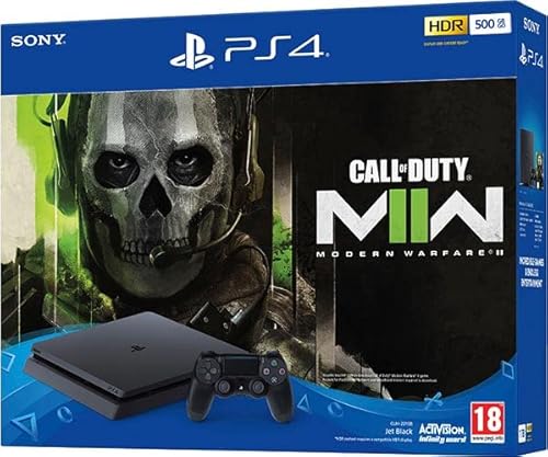 Console Playstation 4 Slim 500 Gb + Call Of Duty Modern Warfare Ii ( Voucher, No Disco)