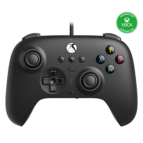 8Bitdo Ultimate Wired Controller For Xbox Series X, Xbox Series S, Xbox One, Windows 10 & Windows 11 (Black) (Xbox Series X)