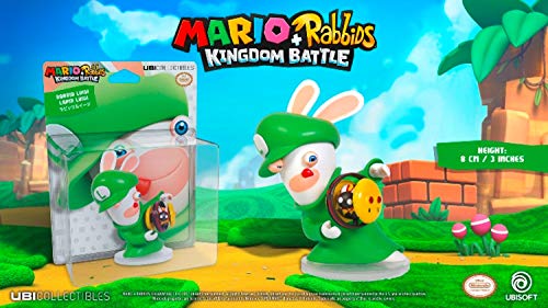 Mario + Rabbids Action Figure Rabbids Luigi - 8 Cm