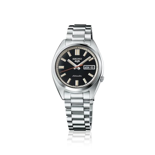 Orologio Uomo Automatico Seiko 5 Sport Fondo Nero Srpk89K1 Cassa E Bracciale Acciaio