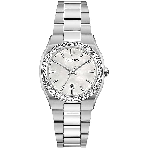 Orologio Bulova Surveyor Diamonds Donna 96R245 Acciaio Con Diamanti
