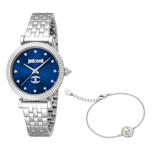 Just Cavalli Orologio Analogico Al Quarzo Donna Con Cinturino In Acciaio Inox Jc1L266M0015